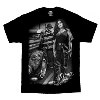 DGA David Gonzales Lowrider Chicano Art Firme Cholo Gangster T Shirt