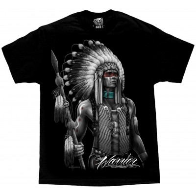 DGA David Gonzales Chicano Art Warrior Native American Indian T Shirt